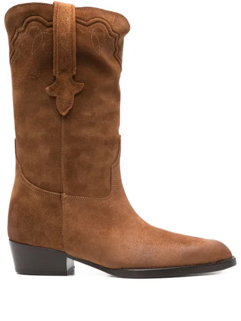 Paris Texas 40mm Hilda suede boots Brown PX1452XWACS