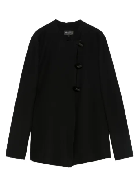 Emporio Armani asymmetric-fastening jacket Black EW002792AF19259