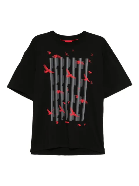 HUGO graphic-printed T-shirt Black 50542581