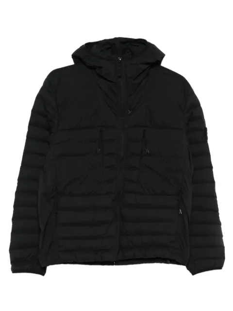 Stone Island 4100020 hooded quilted jacket Black K2S154100020S0183