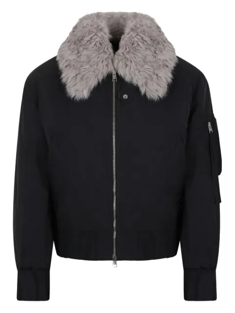 AMI Paris padded bomber jacket Black UJK821PA0035020