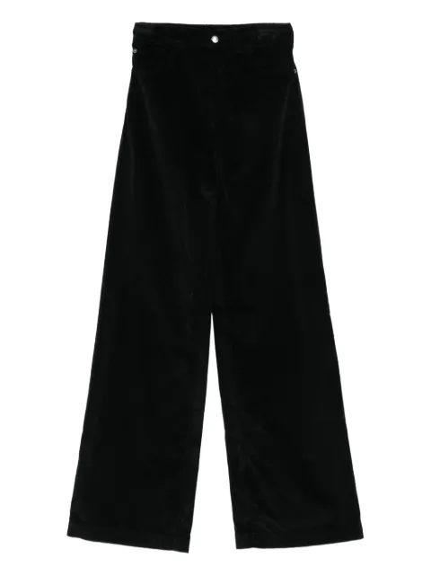 Emporio Armani corduroy straight-leg trousers Black EW000749AF17028