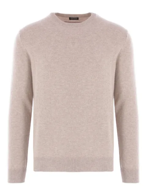 Zegna crew-neck sweater Neutrals 110UGK10A2N92