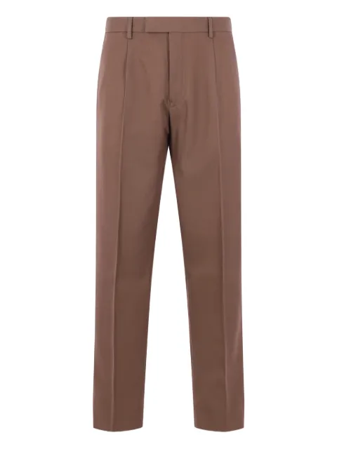 Zegna tailored trousers Brown TP45UGI04A2M06