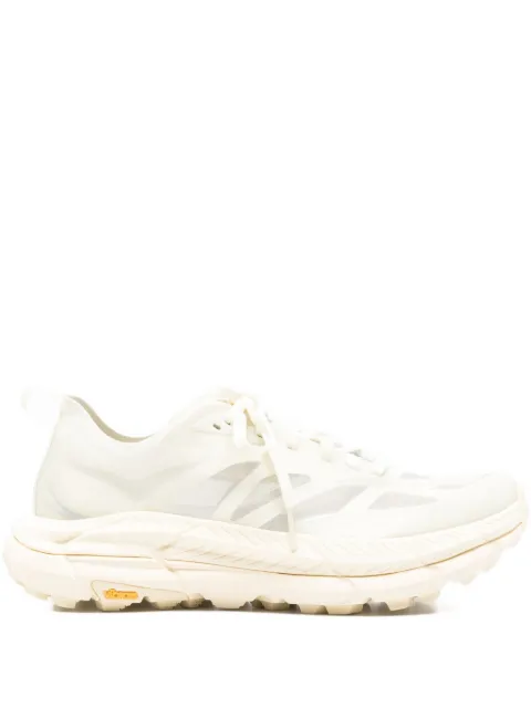 HOKA lace-up mesh sneakers Neutrals 1168450