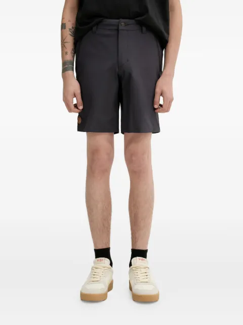 Fjällräven logo-patch shorts Black F12200165