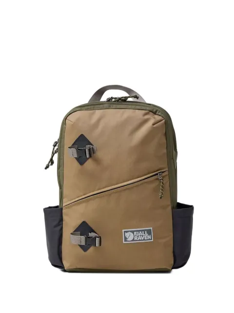 Fjällräven two-tone buckle-embellished backpack Green F23200300