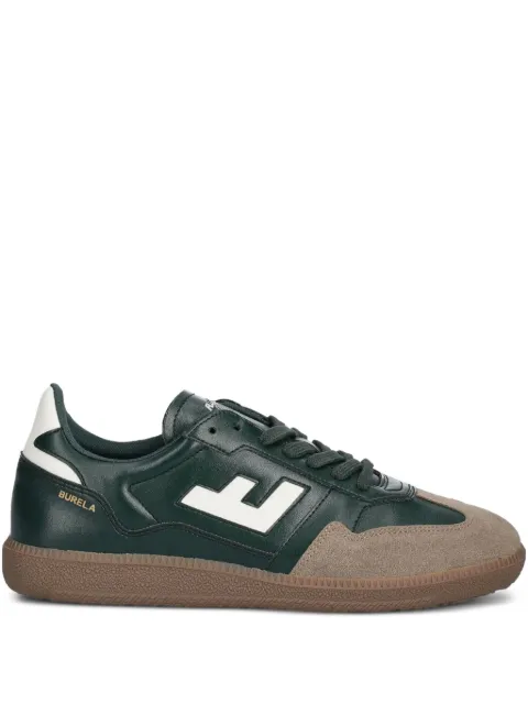 Flamingos suede-panel leather sneakers Green BSMULSPR