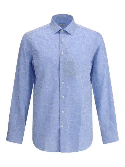 ETRO paisley-print cotton shirt Blue MRIB000199TJ599