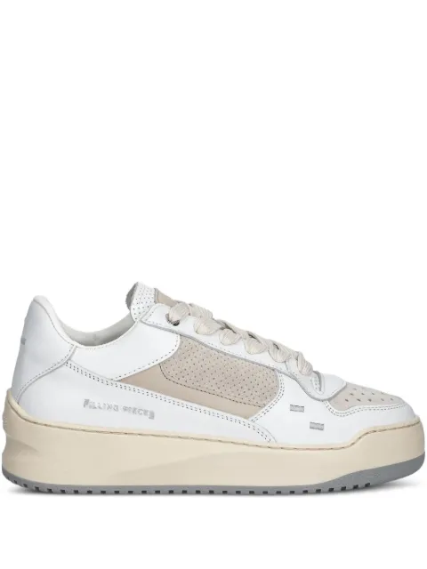 Filling Pieces Avenue Pixie perforated leather panel sneakers White 52125071042