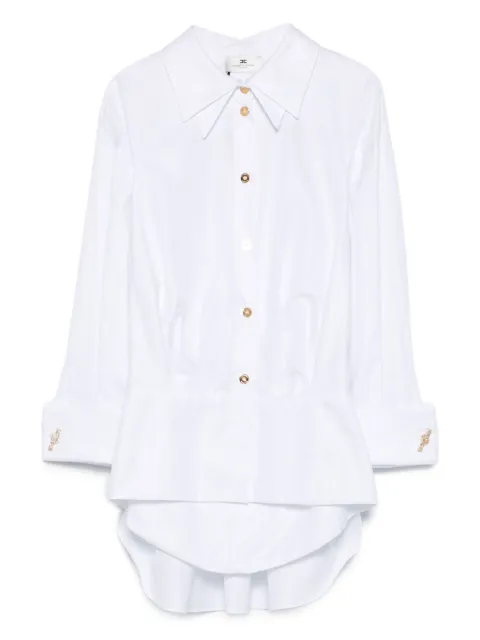 Elisabetta Franchi embellished-cuff shirt White CA10356E2