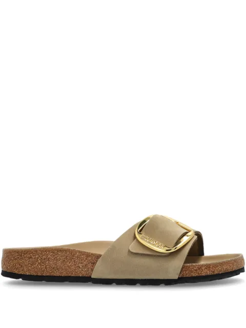Birkenstock buckle-detail suede sandals Brown 1030467