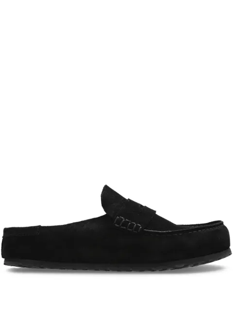 Birkenstock Naples suede loafer-style mules Black 1030795