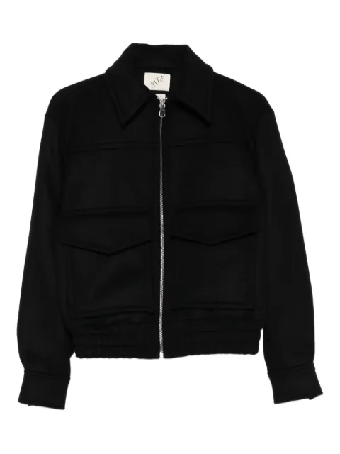 BITE Studios Cila flap-pocket zip-front jacket Black 118918