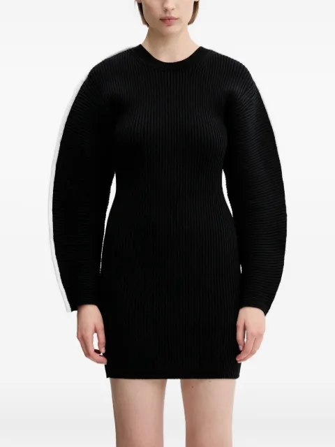 Sportmax ribbed panelled dress Black 2512321031600