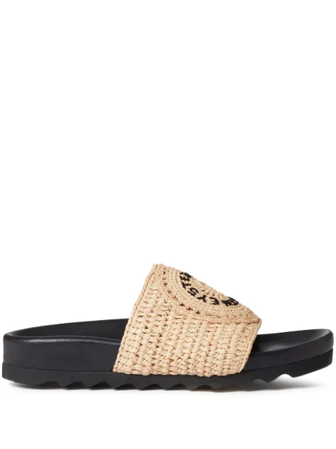 Stella McCartney woven slides Neutrals 810387AFACL0