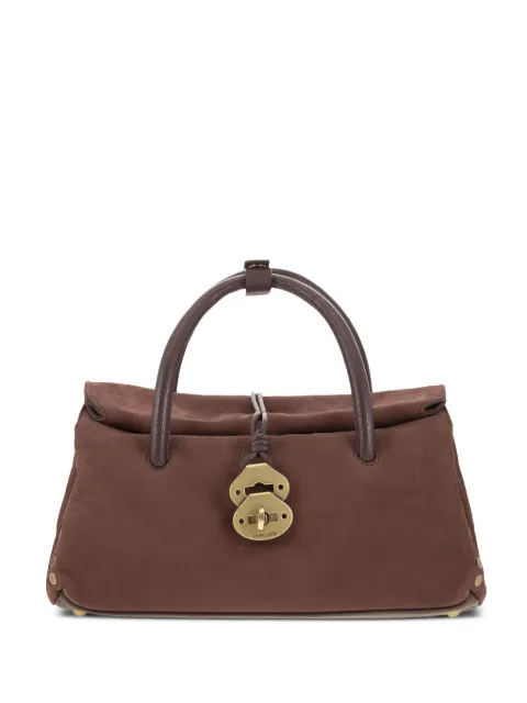 Zanellato top-handles clasp-closure tote bag Brown 069120S0070000Z0990
