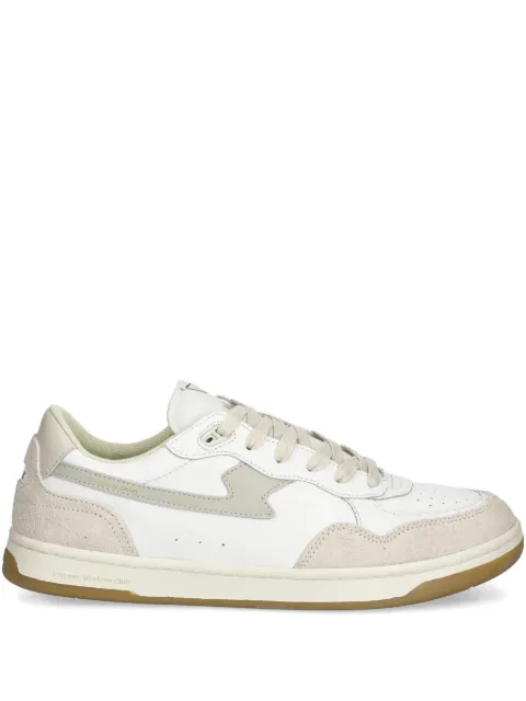 Stepney Workers Club leather suede low-top sneakers White YQ03510