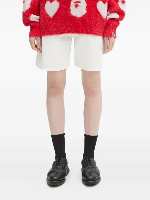 SAMSOE SAMSOE high-waisted denim shorts White F25200013