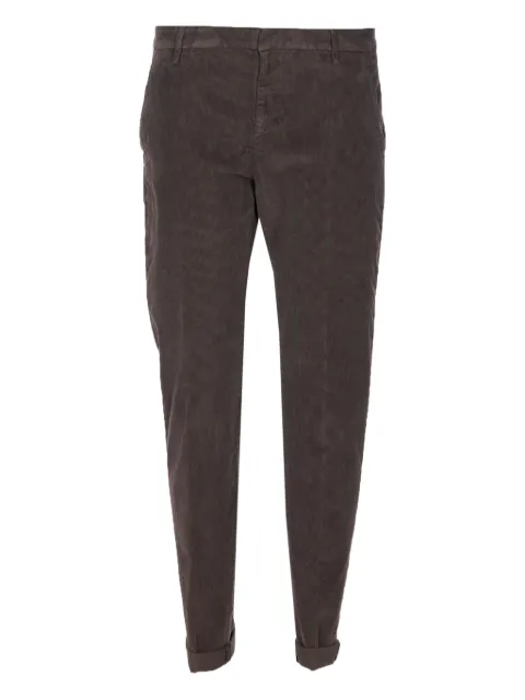DONDUP corduroy tapered trousers Brown UP235VS0028UPT0737