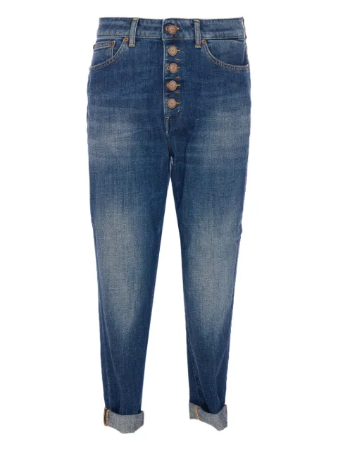 DONDUP button-fly patch-pocket jeans Blue DP268BDS0229DLH4800