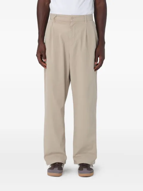 Carhartt WIP pleated cotton trousers Neutrals I035563G1GD