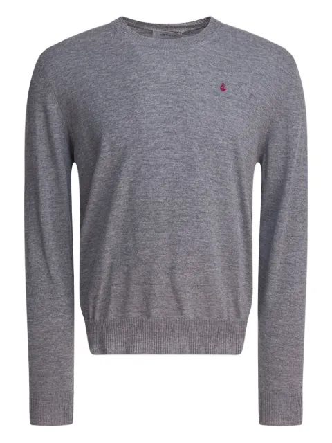 Alexander McQueen inverted-skull wool sweater Grey 839686Q1BEC1364