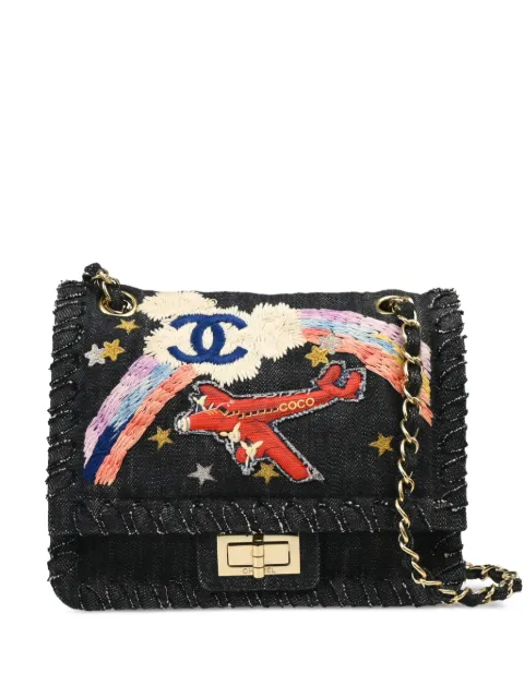 CHANEL Pre-Owned 2006 Night Flight Reissue 2.55 Flap shoulder bag Black 10687014
