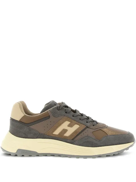 Hogan Hyperlight suede leather sneakers Brown HXM5630FK70UHP