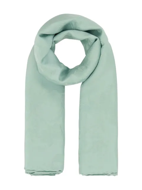 Alexander McQueen Sailor Tattoo-jacquard scarf Green 8363293009Q