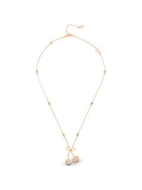 Valentino Garavani Cherryfic necklace in metal and Swarovski crystals Gold WJ0BA2YCW