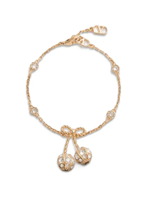 Valentino Garavani Cherryfic bracelet in metal and Swarovski® crystals Gold WJ0BD0YCW