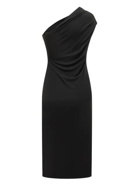 TOM FORD one-shoulder embellished midi dress Black ABJ875SDE509