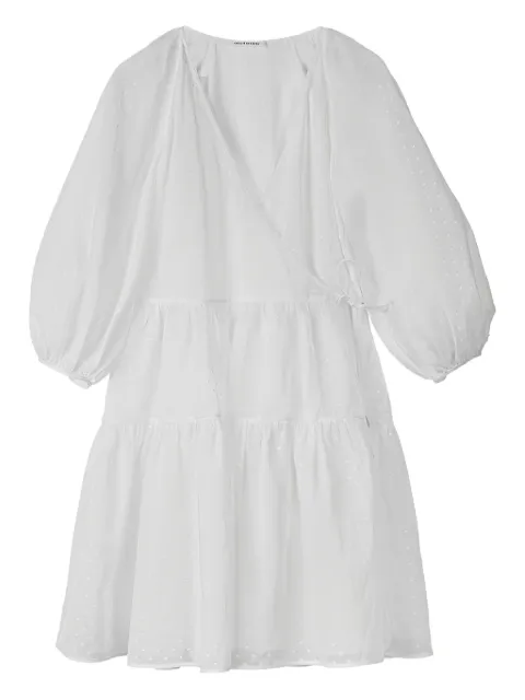 Cecilie Bahnsen Mirabelle wrap-effect dress White MIRABELLEDRESSPLUMETISORGANDIEWHITE