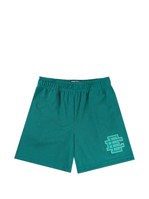 ERIC EMANUEL logo-print mesh shorts Green EE06