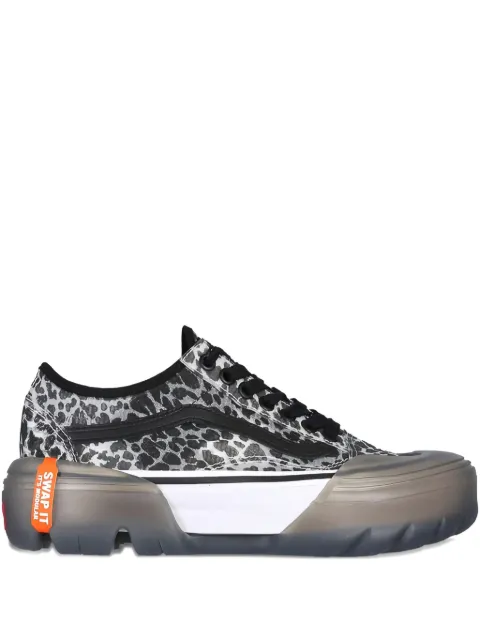 Vans leopard print platform trainers Grey VN0A7Q5VWAXK1