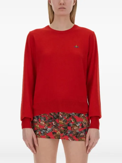 Vivienne Westwood orb-logo sweater Red 1803002SY0018H407