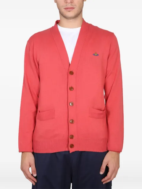 Vivienne Westwood patch-pocket buttoned cardigan Red 2701000DY000EH403