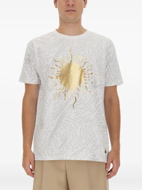 Vivienne Westwood sun-motif printed T-shirt White 3G01000GJ004OA401