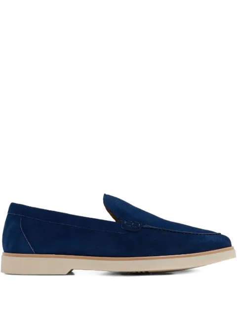 Magnanni suede loafers Blue 25059