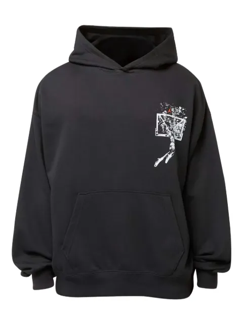 Nike Jordan Brooklyn Men's Oversized Pullover Hoodie Black IF5853010