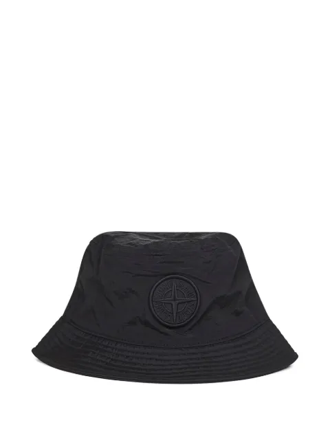 Stone Island compass logo bucket hat Black L2S159100012S0076