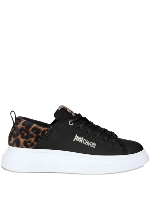 Just Cavalli leopard-print sneakers Black 79RA3SB7ZPB58