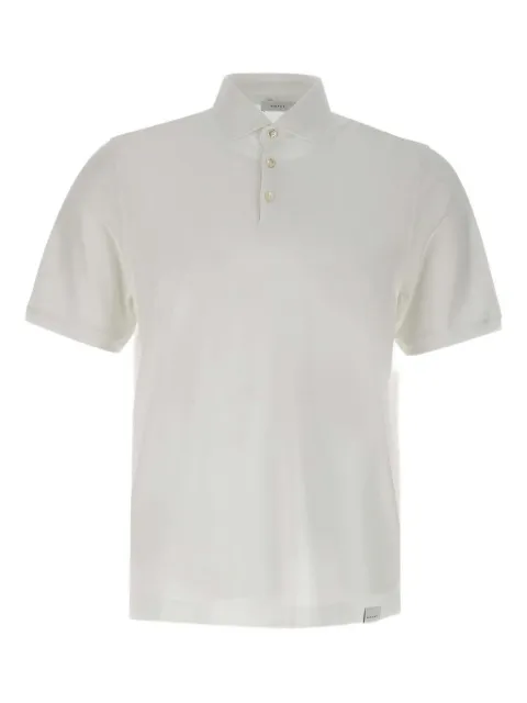 DIKTAT mother-of-pearl button polo shirt White DK87115BIANCO