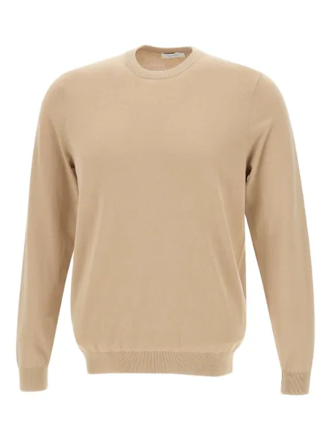 DIKTAT ribbed-edge cotton sweater Neutrals DK87001CORDA
