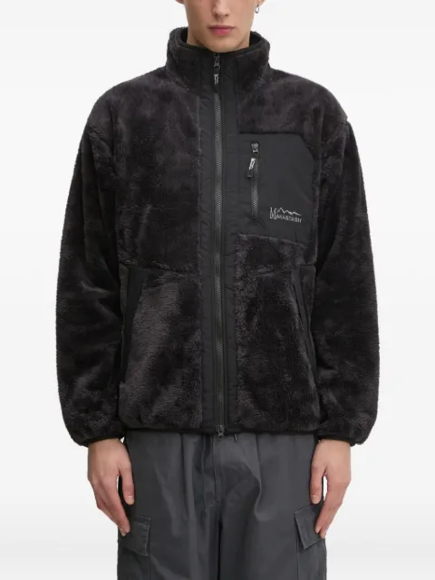 MANASTASH high-neck fleece jacket Black 7924252004