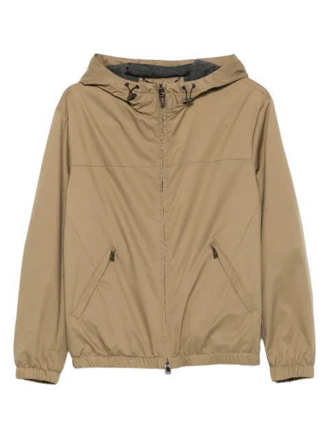 Canali zip-fastening jacket Green O40995ASG03220