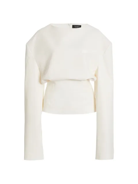 A.W.A.K.E. Mode tailored blouse White PF25T06C03