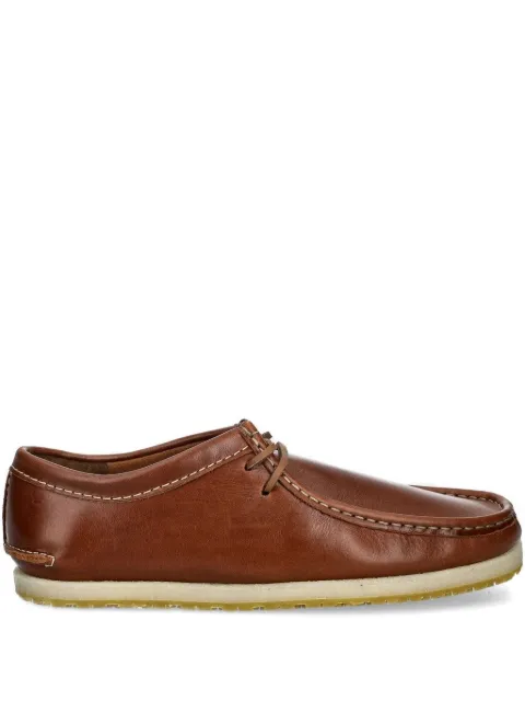 Clarks Originals leather lace-up loafers Brown 2618