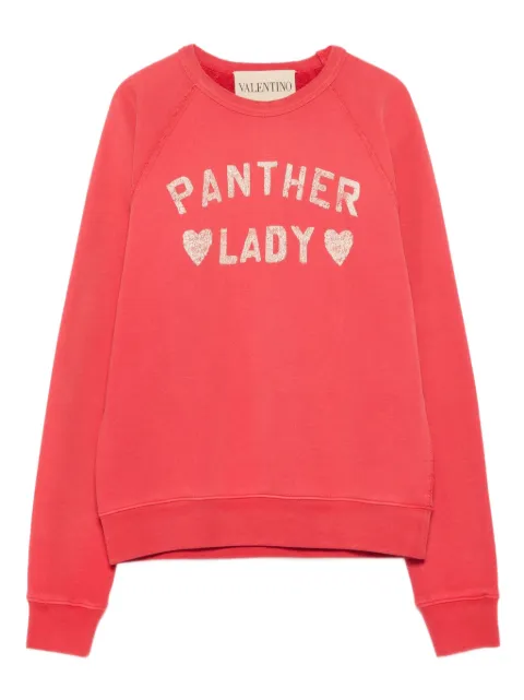 Valentino Garavani Panther Lady sweatshirt Red BMF24P9GM